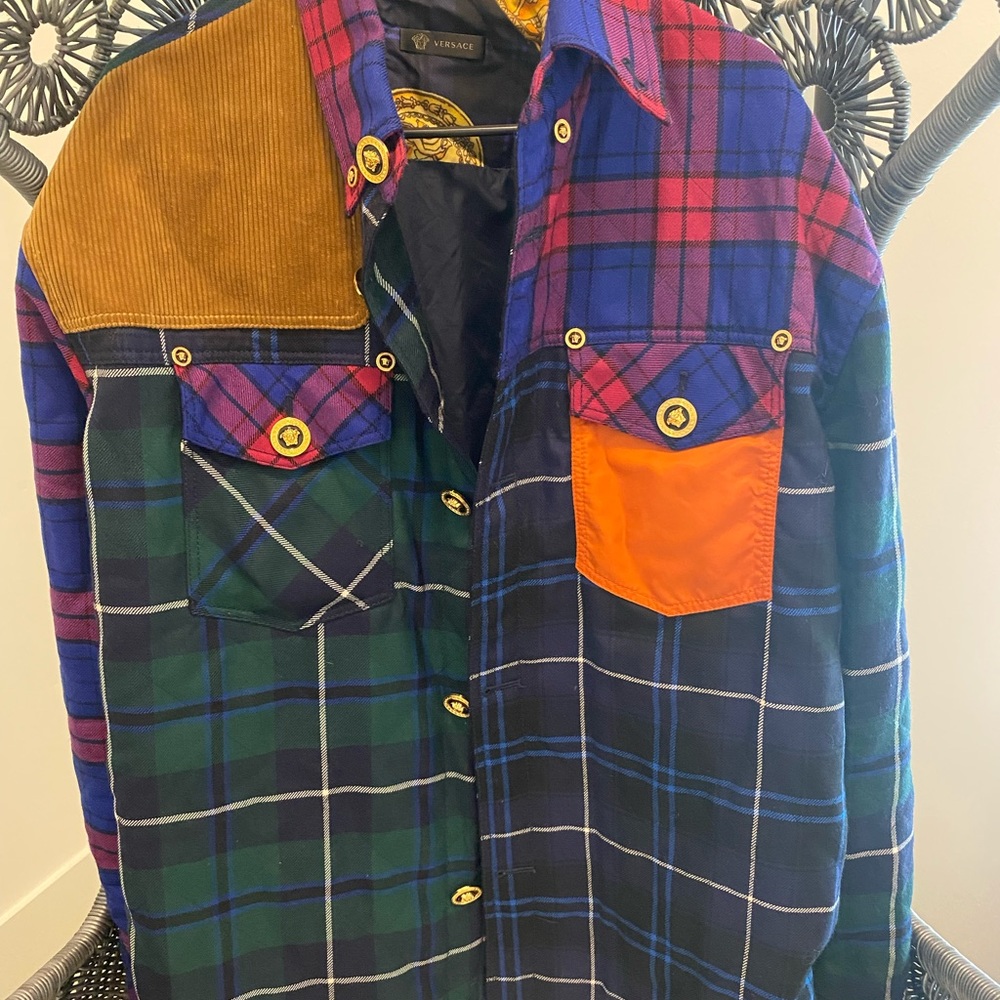 Versace Plaid Jacket